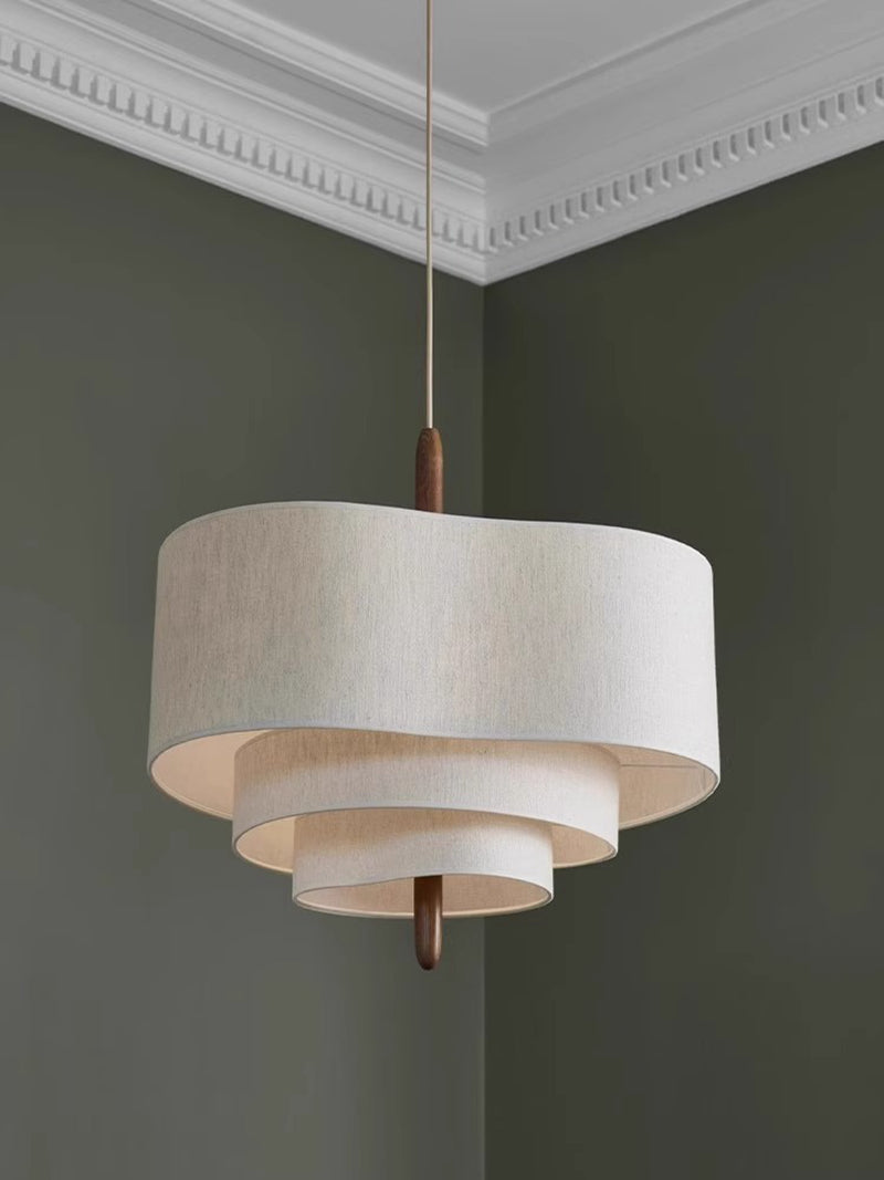 Tax Include 23'' Linen Flower Pendant Light Dia.58cm
