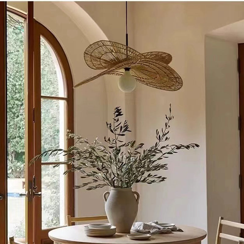 Tax Include Rattan Pendant Light Hand-woven Lamp Chandelier Natural Home Decor