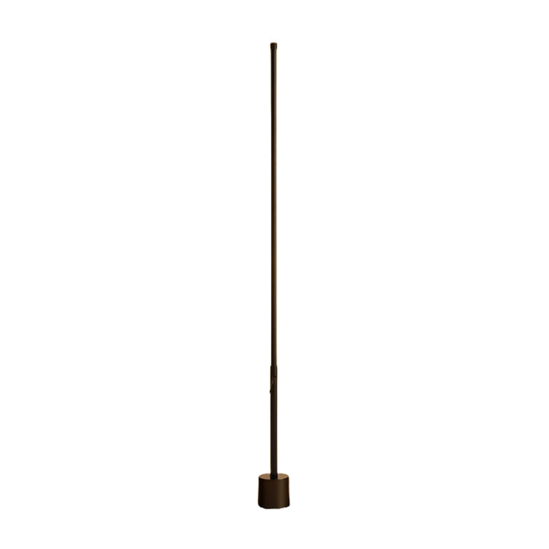 Modern Simple Column Black 39"/55" Floor Lamp