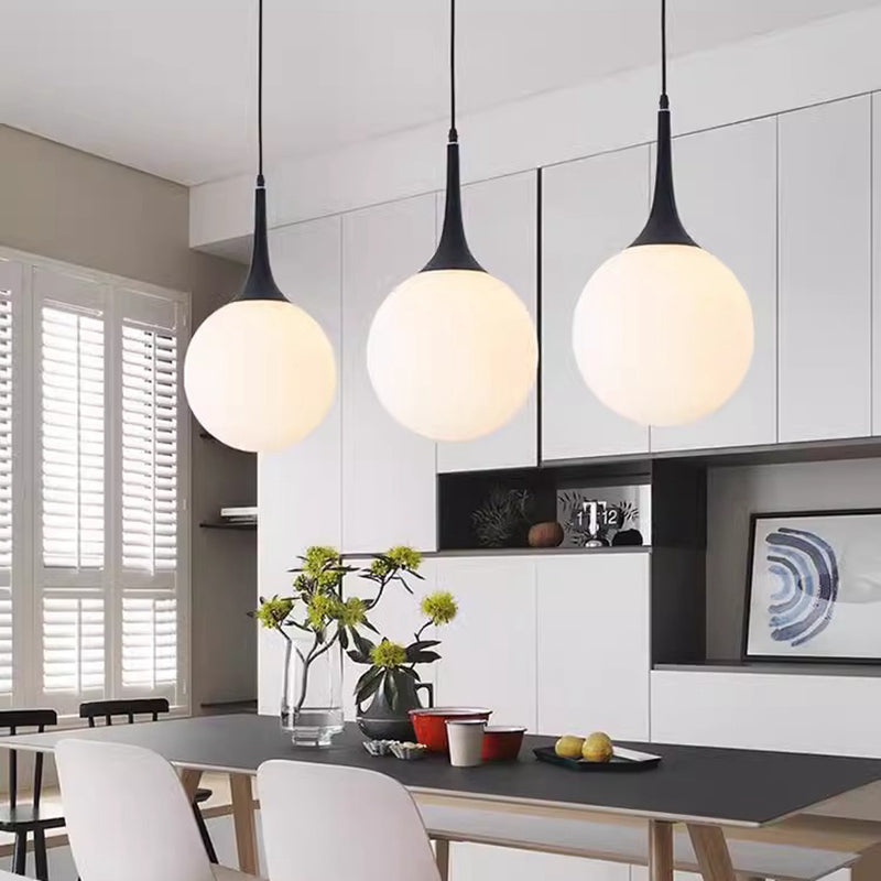 Glass Waterdrop LED Pendant Lamp 15cm 18cm