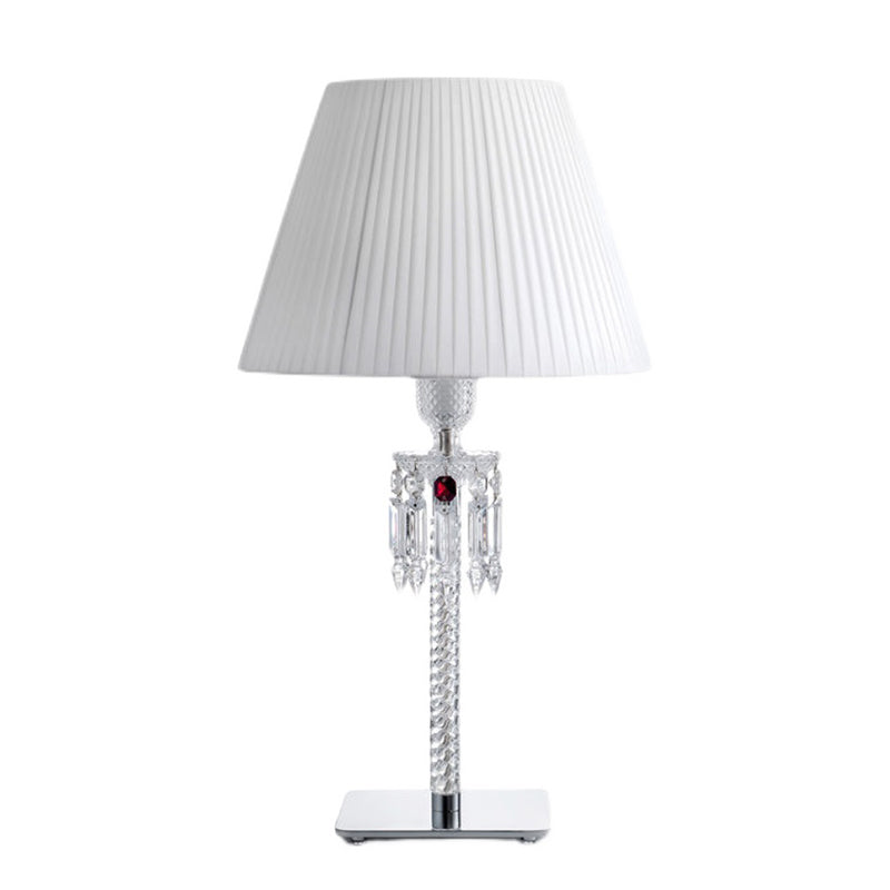 Designer Creative Luxury Crystal Table Lamp With Fabric Lampshade