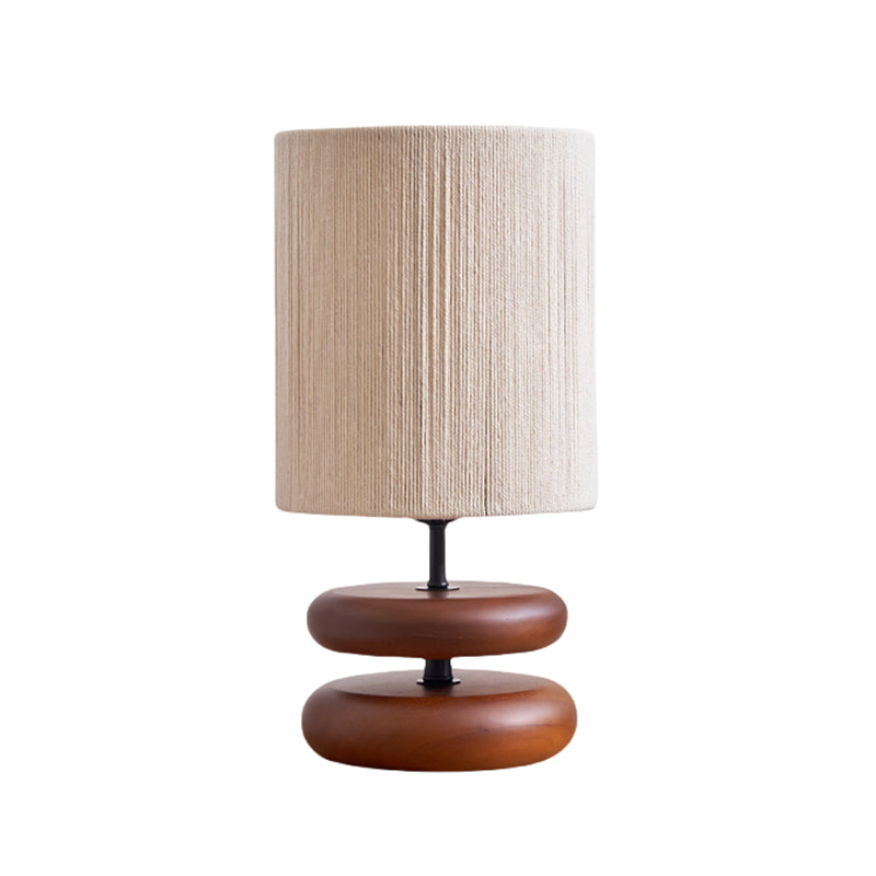 Modern Simple Wooden LED Table Lamp Bedside Desk Light For Home Bedroom Decoration