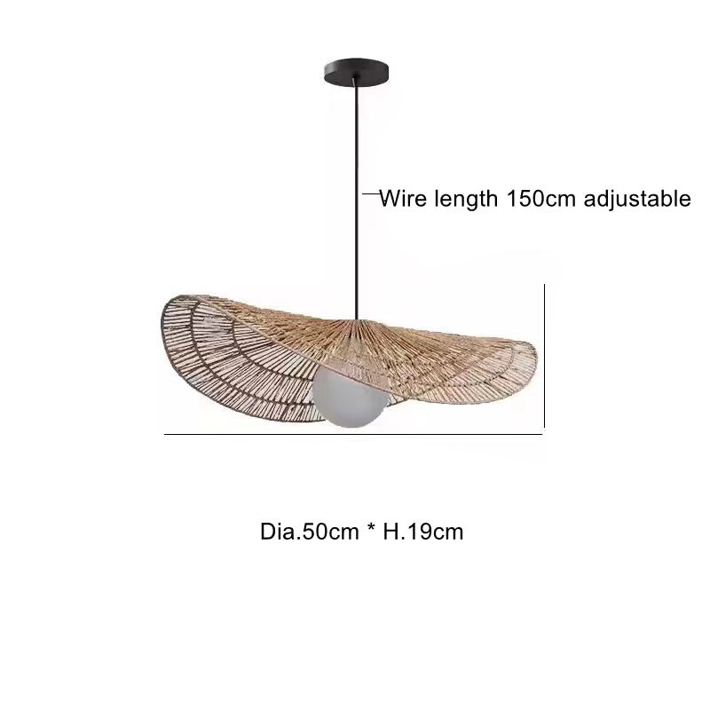 Tax Include Rattan Pendant Light Hand-woven Lamp Chandelier Natural Home Decor