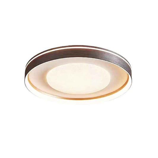 Modern Simple Round Metal Flush Mount LED Ceiling Light for Bedroom Living Room