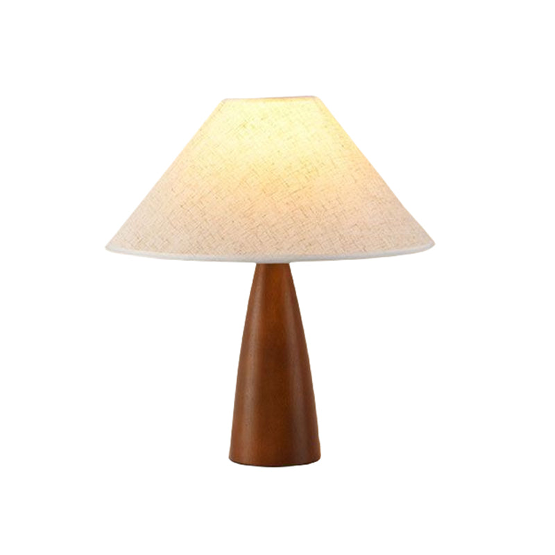 Modern 15.5" Standard Desk Lamp with White Textile Shade Residential Use Plug-and-play Lighting 110V-240V