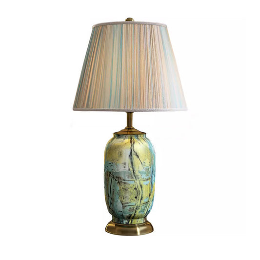 Chinoiserie Ceramic Table Lamp Home Deocation Desk Lamp for Bedroom Living Room