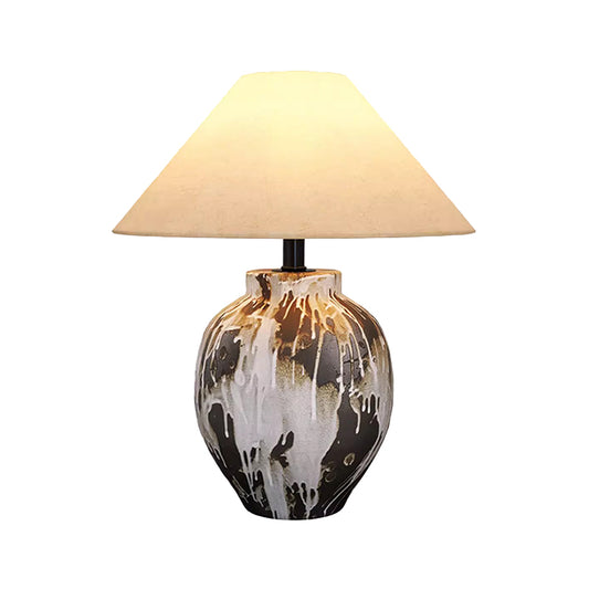 Nordic Ceramics Table Lamp Modern Art Living Room Bedroom Study LED Originality Desk Light