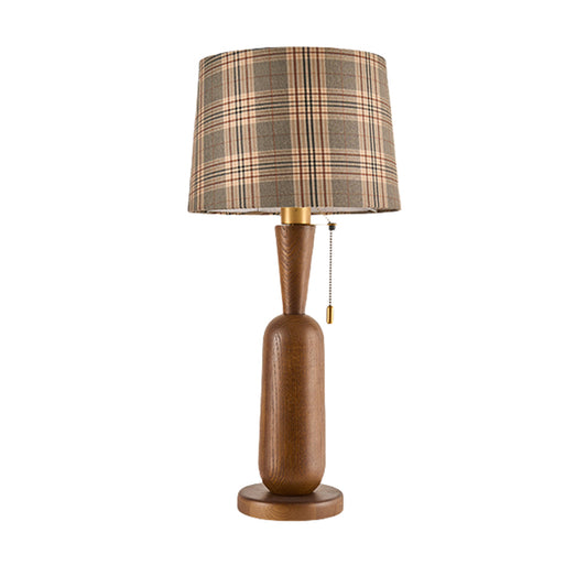 Wabi Sabi Style Wood Desk Lamp American Living Room Cabinet Homestay Designer Retro Lamp