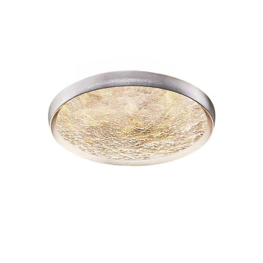 Contemporary Creative Round Metal Ceiling Light for Bedroom Living Room Hotel Office