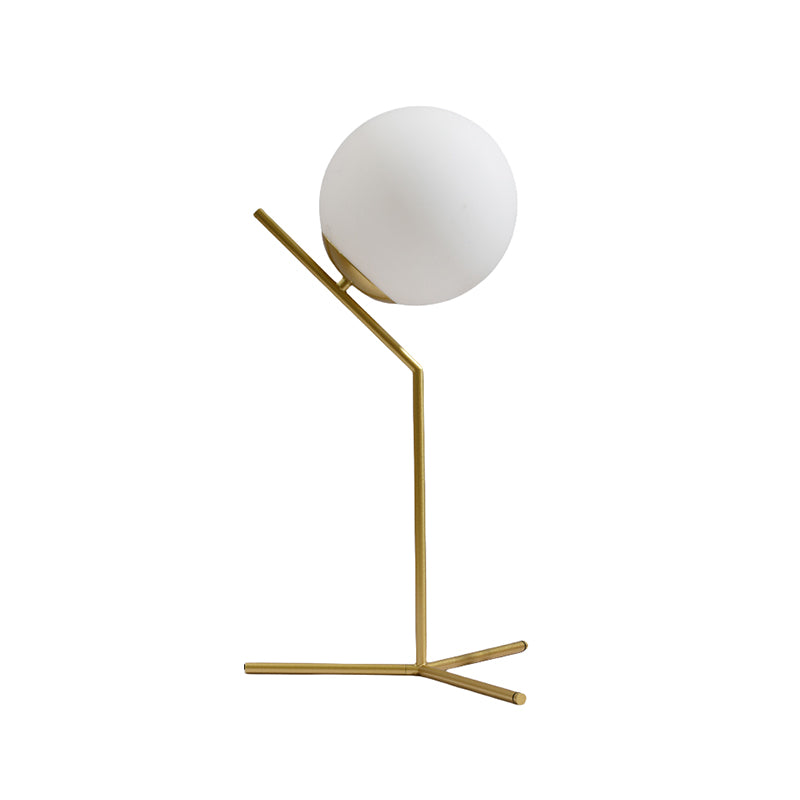 Glass Ball Desk Lamp for Bedroom Table Light Decoration Night Lighting Entrance Home Indoor Decor Cafe Bedside Bedroom Reading