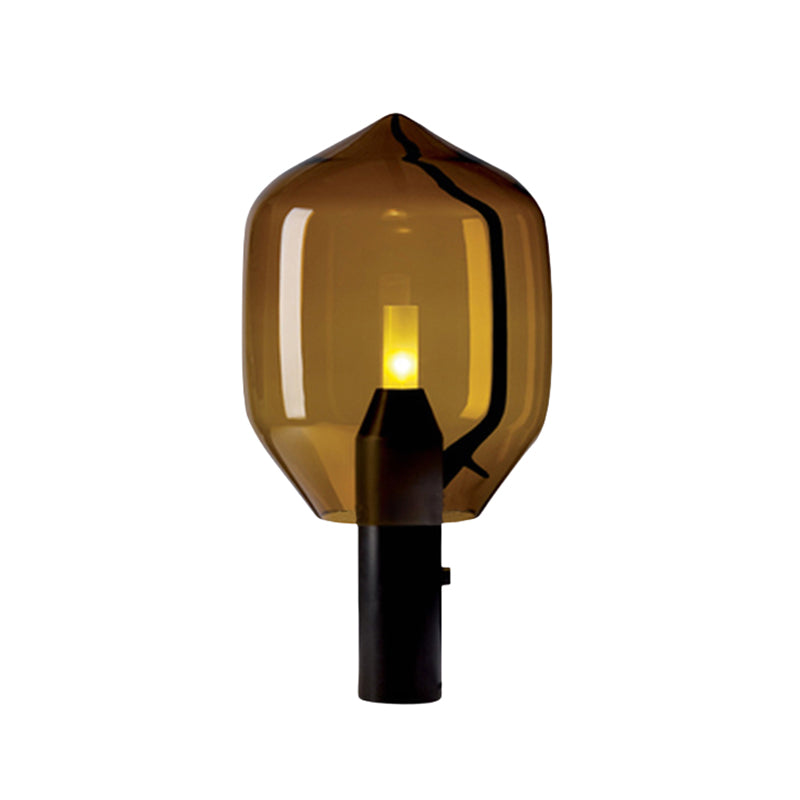 Nordic Glass Table Lamp Bedroom Bedside Study Modern Minimalist Designer Sample Room Desk Lamp