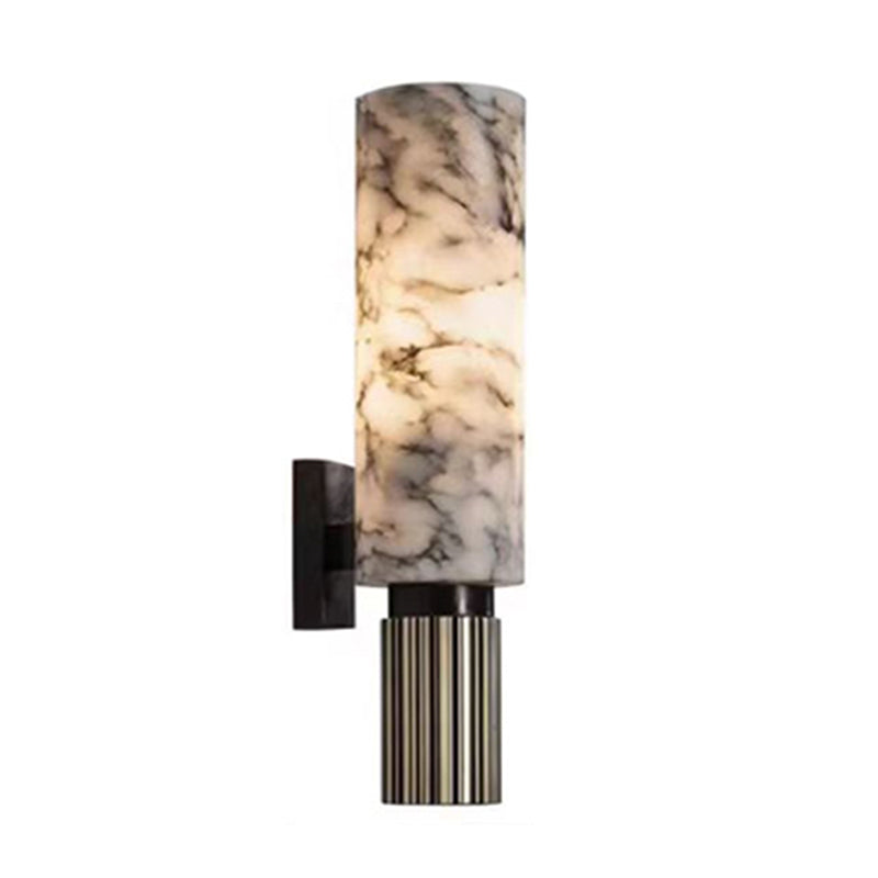 Natural Luxury Marble Wall Lamp Bedside Wall Sconce Living Room Home Decora Lights Bedroom Corridor Light Fixtures