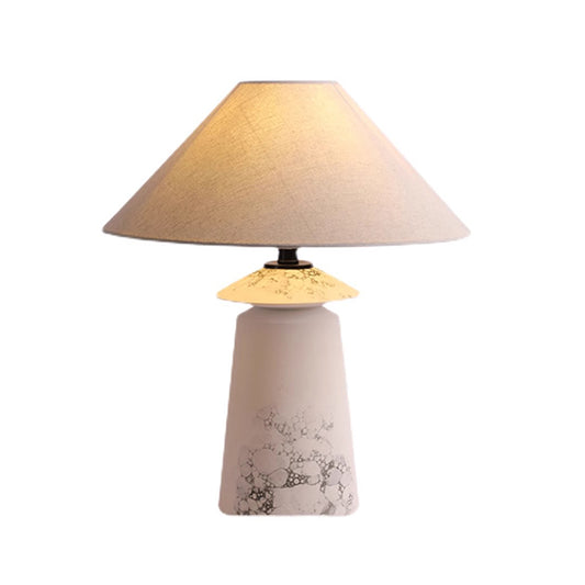 Wabi Sabi Style Pottery Pot Table Lamp Designer Living Room Zen Decorative Bedroom Retro