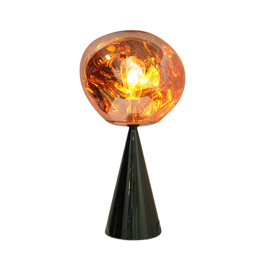 Modern Volcanic Lava Table Lamp With Acrylic Lampshade