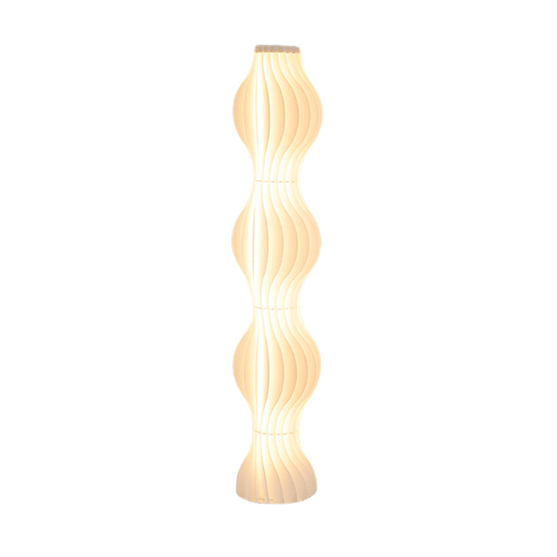 Novelty Column 67" Floor Lamp With Acrylic Lampshade Standing Lamp