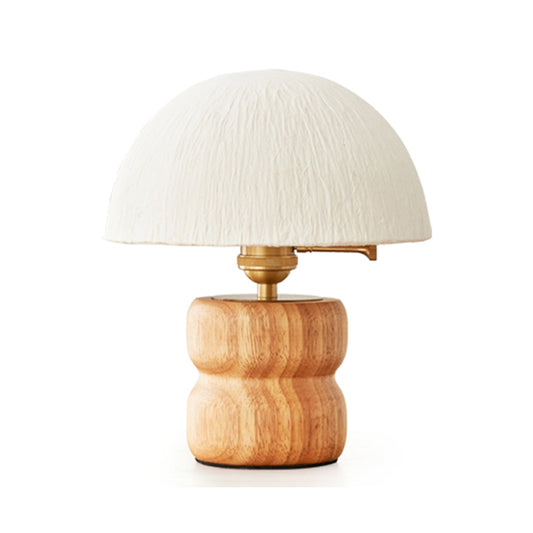 Japanese Style Solid Wood Handmade Table Lamps Study Bedroom Rice Paper Lampshade Desk Lights