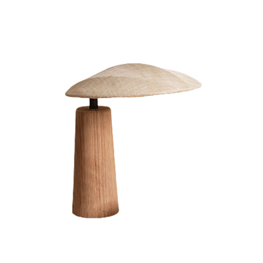 Designer Wabi-sabi Vintage Retro Wooden Desk Light LED E27 Zen Art Decorative Table Lamp Living/Tea Room