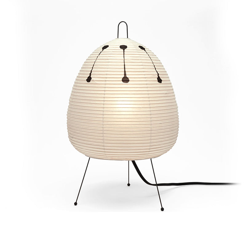 Japanese Table Lamp Tripod Rice Paper Desk Lamp Lantern Living Room Bedroom Home Decor
