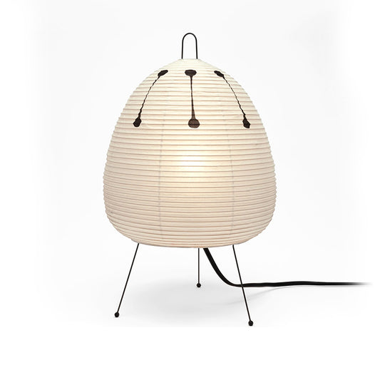 Japanese Table Lamp Tripod Rice Paper Desk Lamp Lantern Living Room Bedroom Home Decor