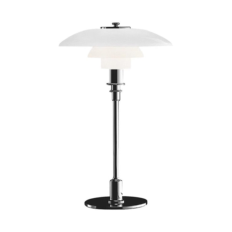 Modern Light Luxury 18" Table Lamp With Glass Lampshade
