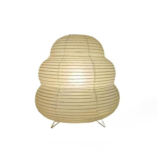 Lantern LED Table Lamp Rice Paper Bedside Study Table Lamp Handmade Desktop Decorative Lantern Light for Living Room Bedroom