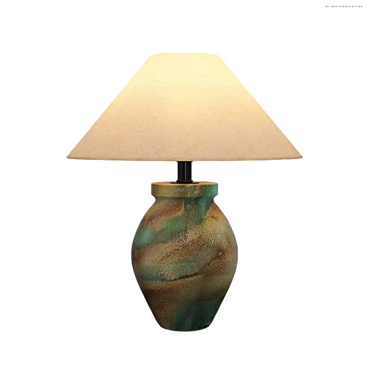 Table Lamp Retro Wabi Sabi Lighting Designer Creative Minimalist Cramic Lamp Living Room Bedroom Bedside Lamp