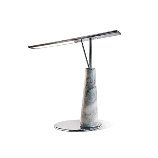 Postmodern Designer Creative Marble Table Lamp Chrome Color ，Gold Color Warm White