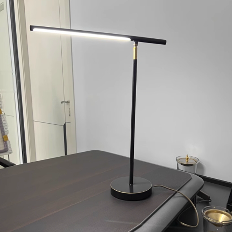 Brass LED Table Lamp Simple Design Black / Copper Color Dimmable