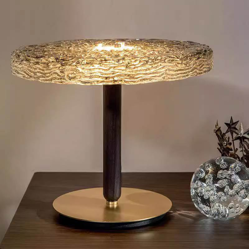 Nordic Designer Living Room Glass Table Lamp High Sense Hotel Bedroom Bed Light Luxury Atmosphere Decorative Creative