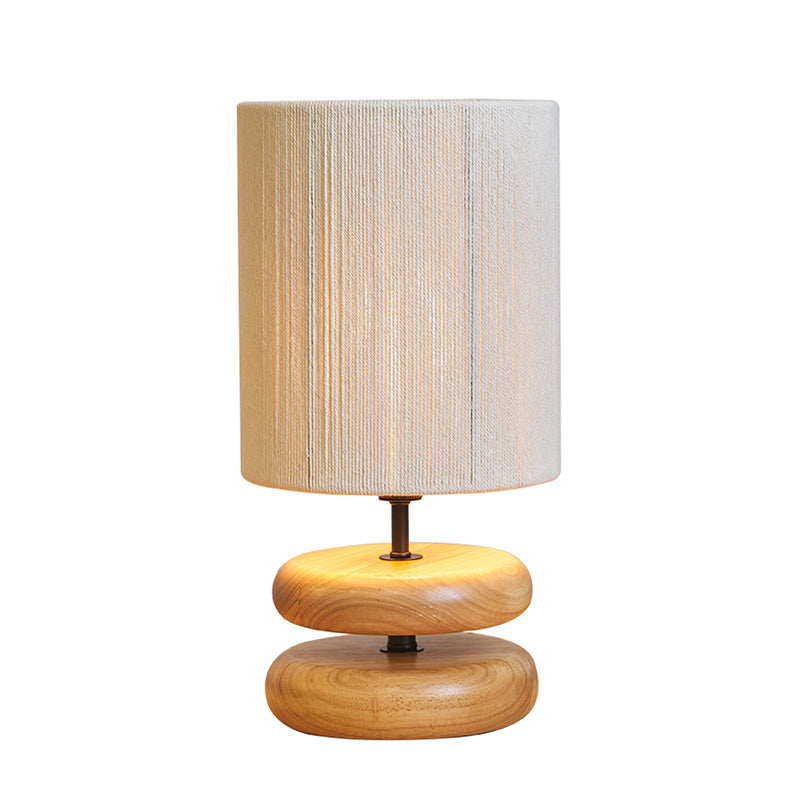 Modern Simple Wooden LED Table Lamp Bedside Desk Light For Home Bedroom Decoration