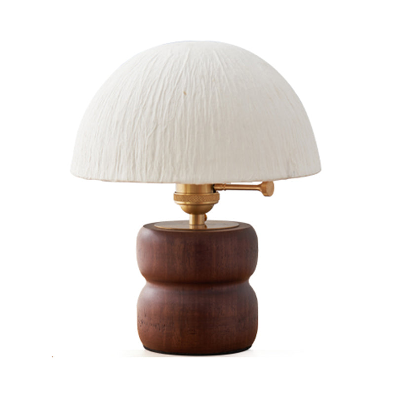 Japanese Style Solid Wood Handmade Table Lamps Study Bedroom Rice Paper Lampshade Desk Lights