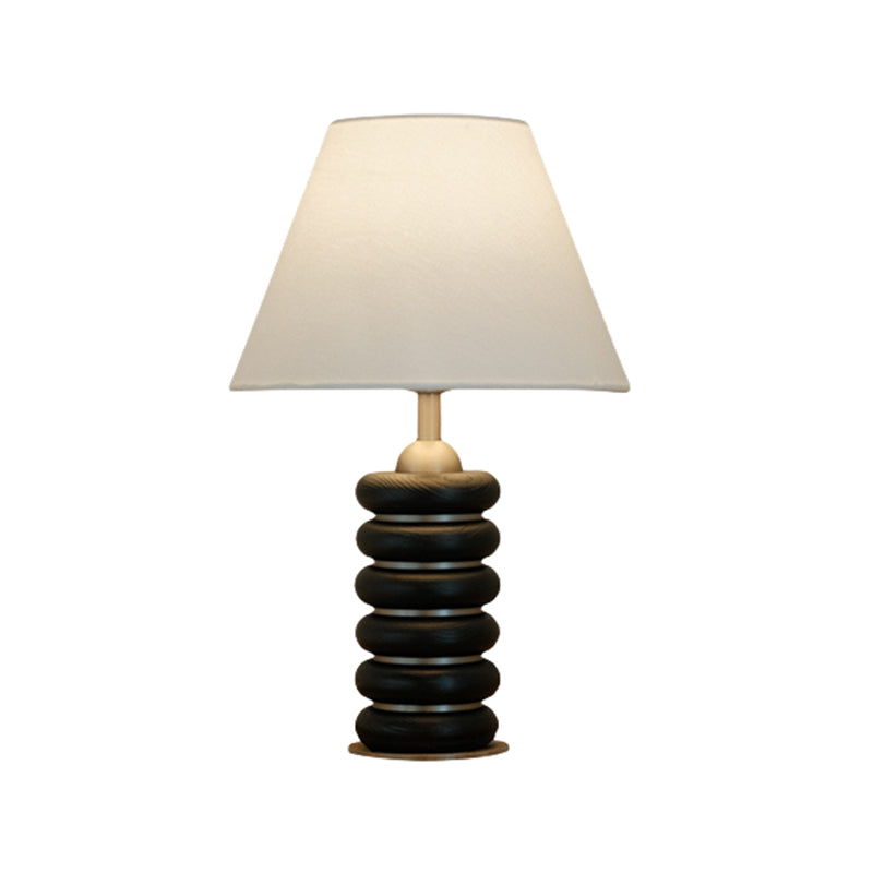 Vintage Light Luxury Warm Wooden Table Lamp Bedroom French  New Chinese Style