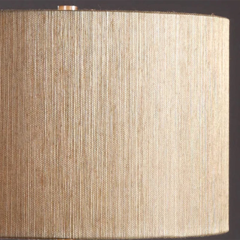 Kung Series Residential Use Contemporary Ceramic Table Lamp Downward Textured Fabric Plug-in Lighting Standard Secene Lamp