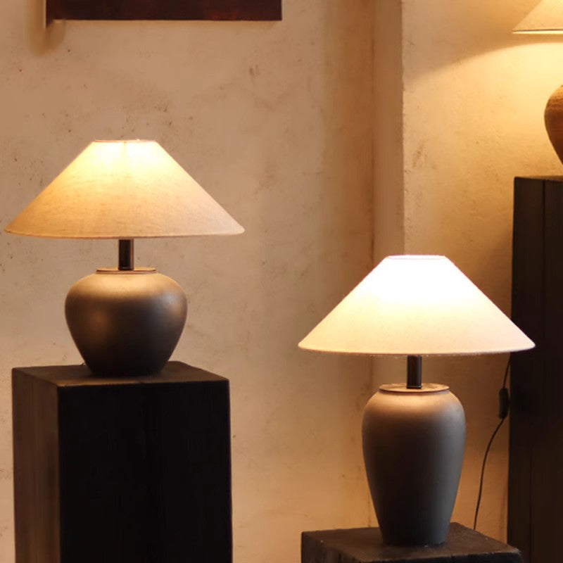 Wabi sabi Table Lamp Ceramic Lamps Designers Lamp Living Room Antique Lighting Restaurant Bedroom