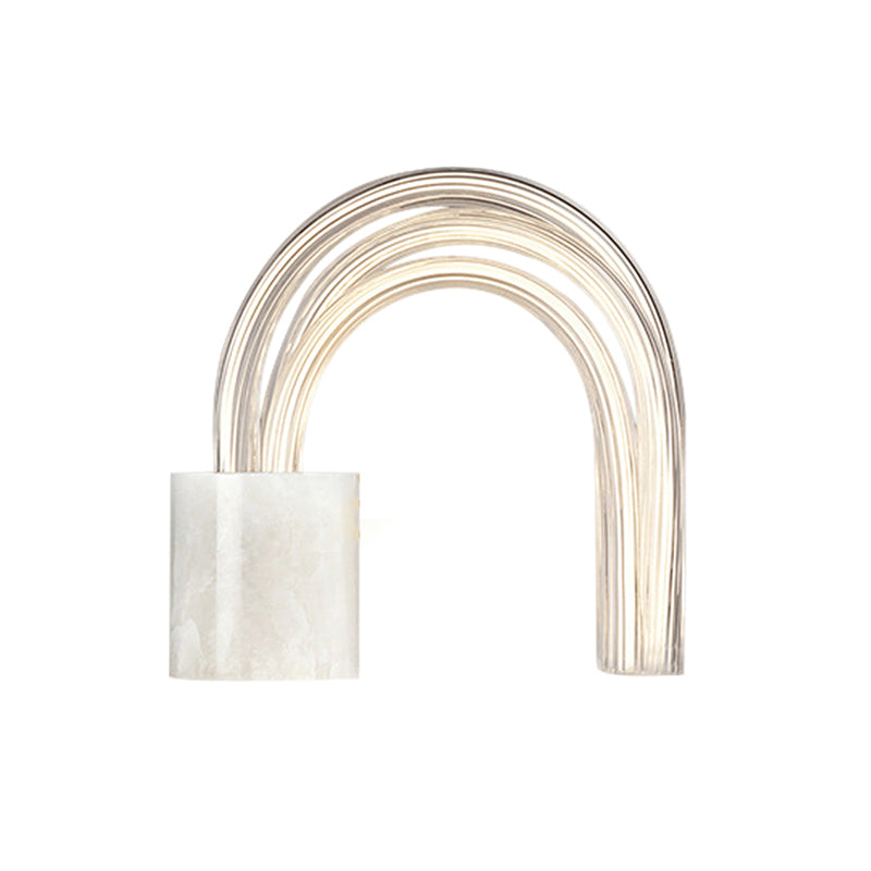Hotel Restaurant Marble Glass LED Table Lamp Night Lights New Modern For Living Room Bedroom
