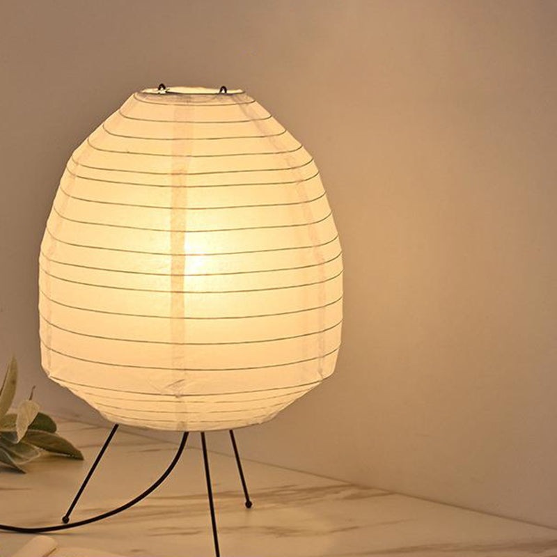 Japanese Rice Paper Table Lamps  Bedroom Home hotel Decor Living Room Lantern Light Fixtures