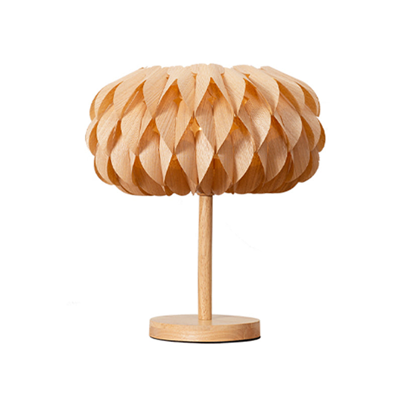 Solid Wood Handmade Creative Hollow Carved Table Lamp Study Living Room and Bedside Decorative Lamps