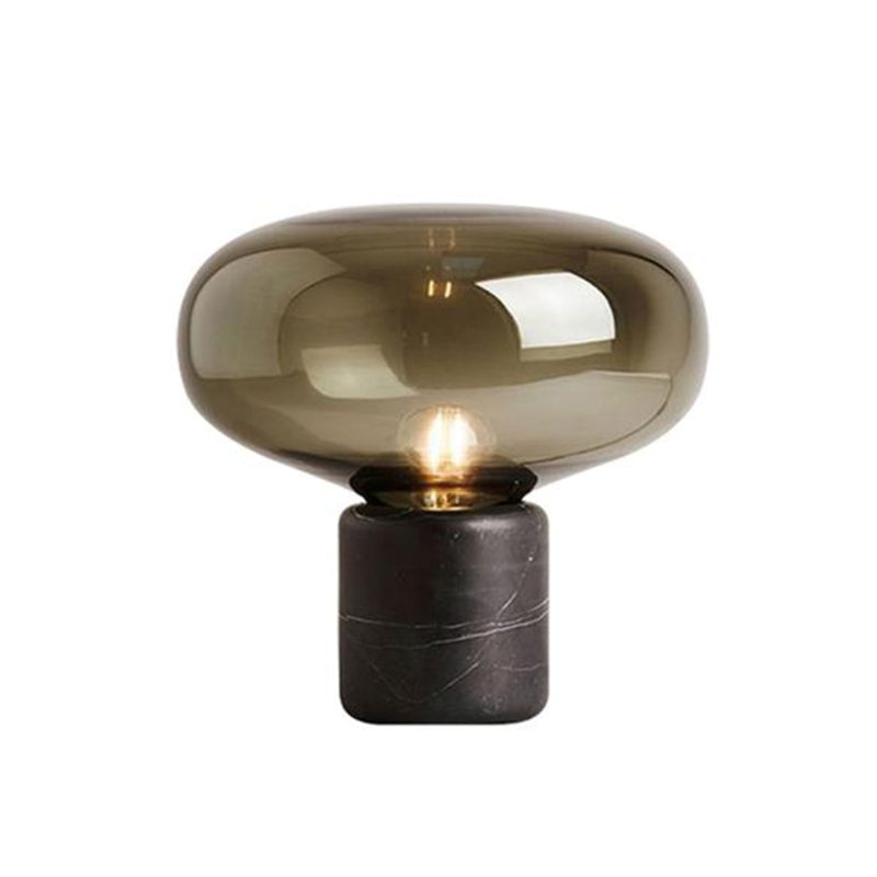 Postmodern Marble Glass Table Lamp Bed Room Decoration Beside Lamp for Living Room Study E27 Desk Lamp