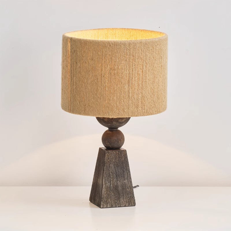 Japanese E27 Style LED Wood Table Lamp Nordic Bedroom bedside lamp for Study Room