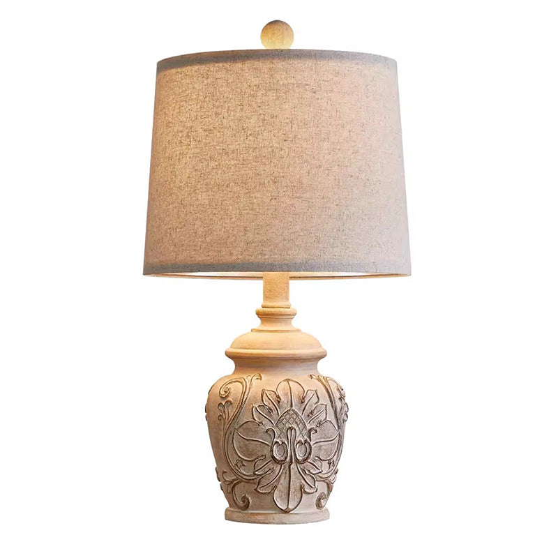 Modern Retro Solid Wood Table Lamp Idyllic Nostalgic Creative Homestay Living Room Bedroom Bedside Lamp