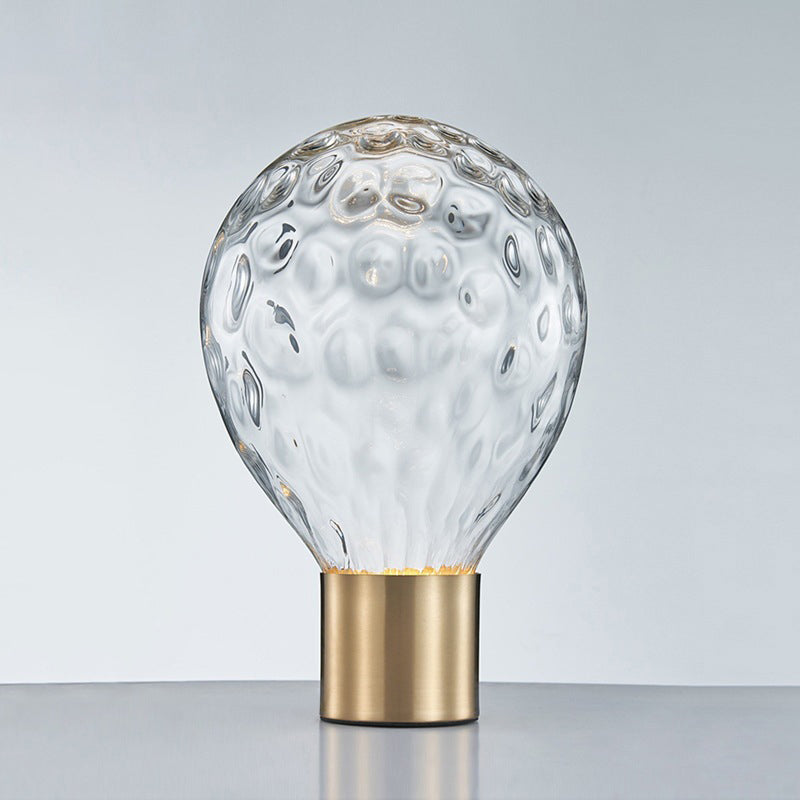 Postmodern Creative Glass Desk Lamp Designer Sample Room Living Room Bedroom Bedside Lamp