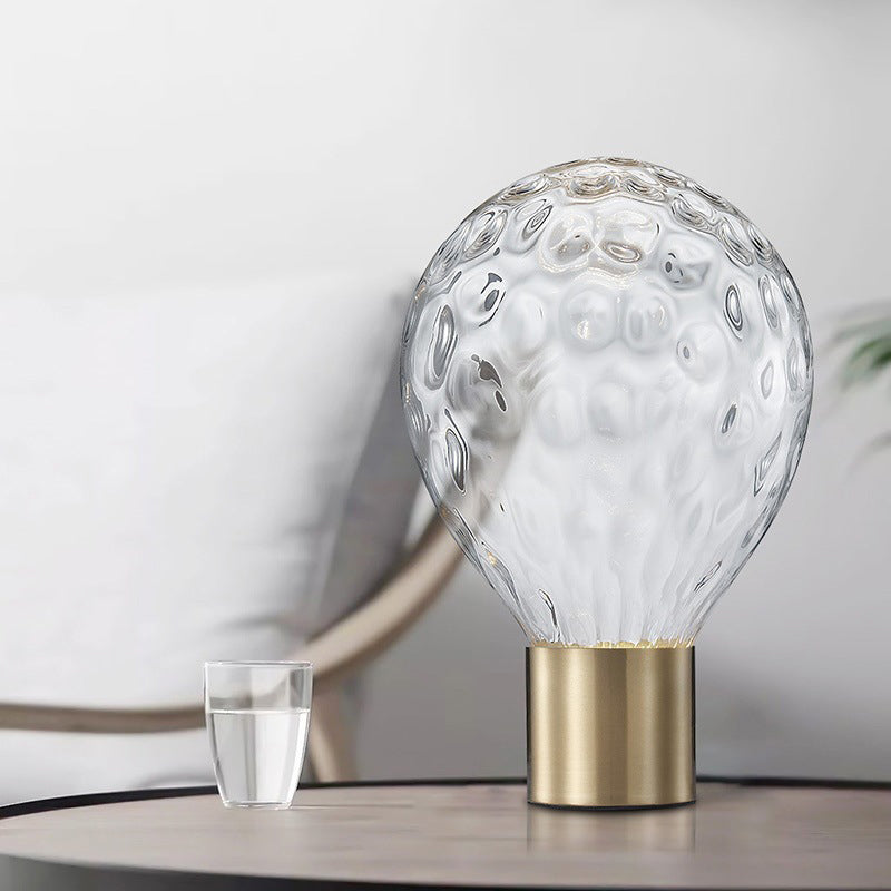 Postmodern Creative Glass Desk Lamp Designer Sample Room Living Room Bedroom Bedside Lamp