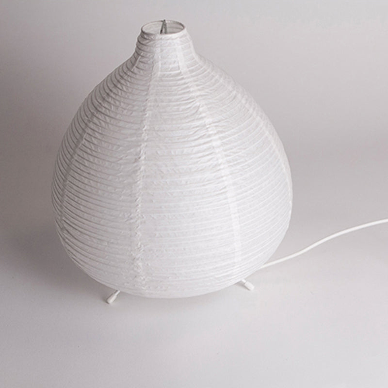 Bedside Paper Lantern Table Lamp Modern Simple NightStand Desk Lamp for Dorm Dresser