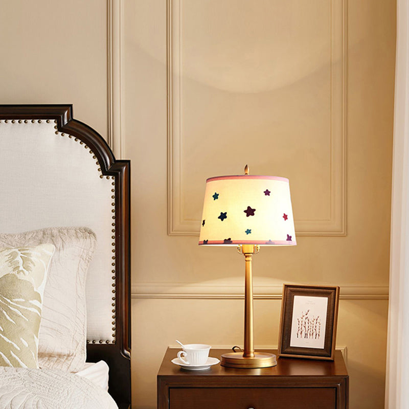 Copper Table Lamps LED Bedside Lamp Lamp Bedroom Living Room Lights Study Book Light Vanity Table Light E27