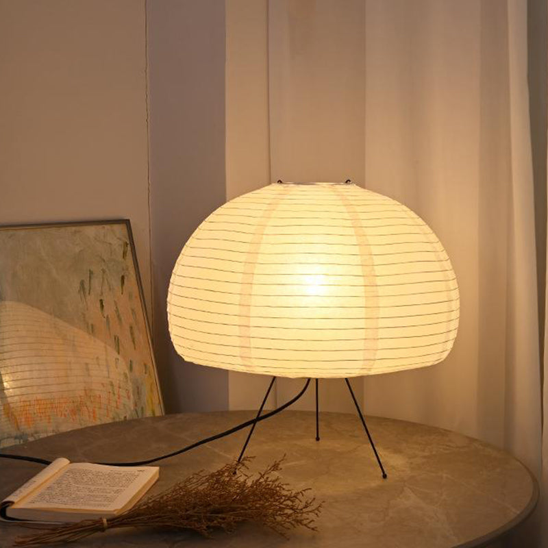 Noguchi Style Lamp Japanese Rice Paper Table Lamp Minimalist Bedside Lamp Eye-Protection  Desk Light