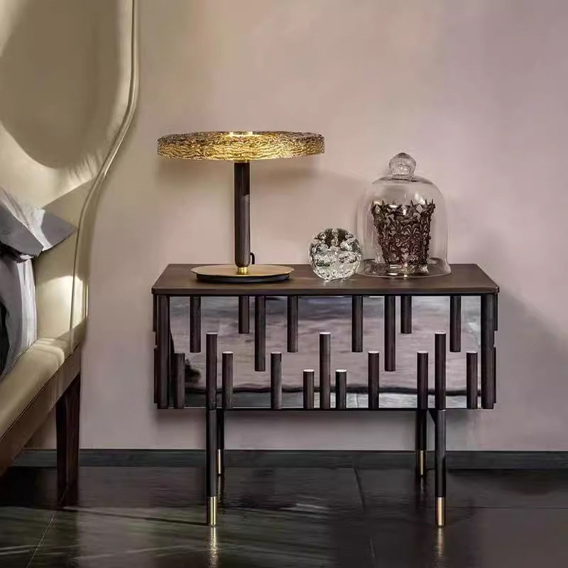 Nordic Designer Living Room Glass Table Lamp High Sense Hotel Bedroom Bed Light Luxury Atmosphere Decorative Creative