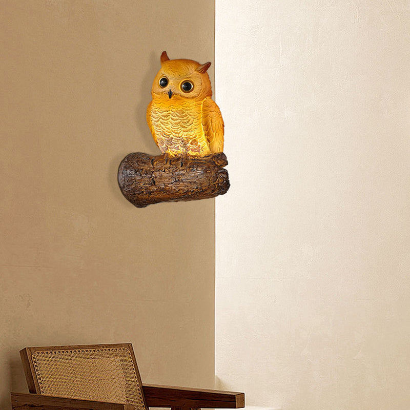 Owl Wall Light Led G4 for Interior Decor Foyer Corridor Bedroom Illumination Garden Tree Landscape Wall Light