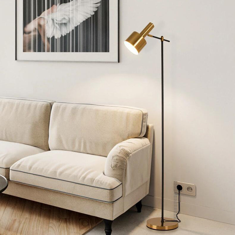 Traditional Adjustable Arched 58" Metal Floor Lamp