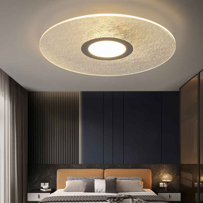 Modern Super Thin 0.8cm Thick Round Acrylic LED Ceiling Light Warm White Light 3000K