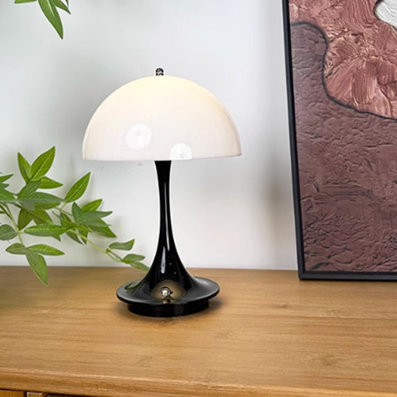 Bedroom Bedside Table Lamp Rechargeable LED Decorative Night Lamp Desk Mushroom Lighting Bedtime Reading Light